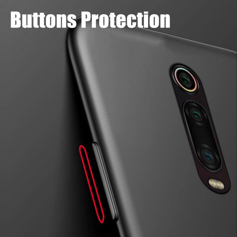 For Xiaomi Redmi K20 Pro Case Soft Silicone Matte Black Full Protection Cover TPU Phone Cases |
