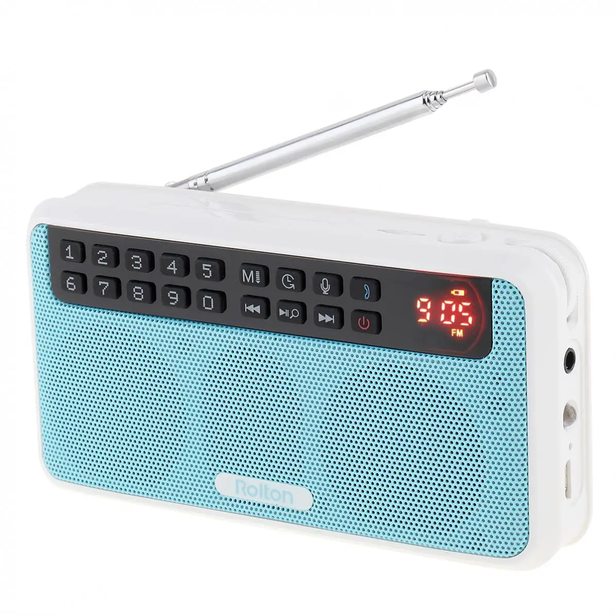 Беспроводная Bluetooth совместимая Колонка 6 Вт цифровое FM радио Hi Fi стереозвук со