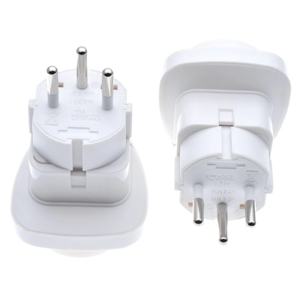 Дорожный адаптер из Израиля в США/Италию/Бразилию/Schuko Универсальный переходник с