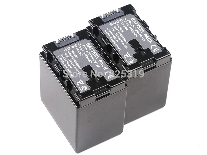 3 6 V 4450mAh BN-VG138 перезаряжаемые батареи VG138 батарея для передачи данных камеры JVC