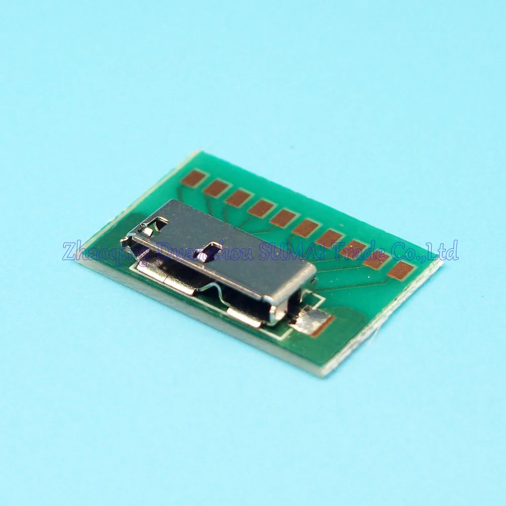 5 шт./лот Micro USB3.0 B Тип гнездовой разъем с печатной платой тестовая плата разъем|usb3.0