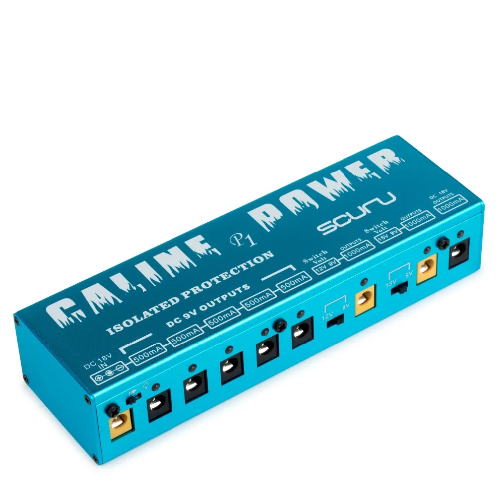 Caline P1 гитарный эффект педали адаптер 8 изолированный 18V 2A 36W Inpute напряжение
