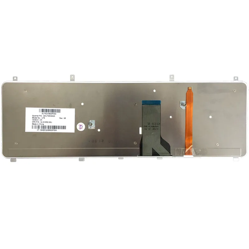 Новая Британская клавиатура aptop для hp Pavilion HDX16 X16 X16T X16-1100 X16-1200 UT6 серебристый с
