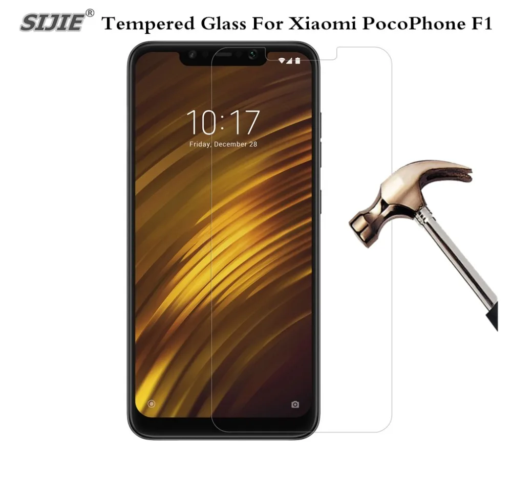 Закаленное стекло для глобальной версии Xiaomi POCOPHONE F1 6 ГБ 128 POCO Snapdragon 845 18 &quot9 H