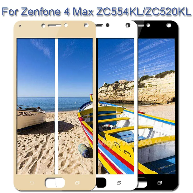 Защитное закаленное стекло для Asus Zenfone 4 Max ZC554KL полноэкранная Защитная пленка