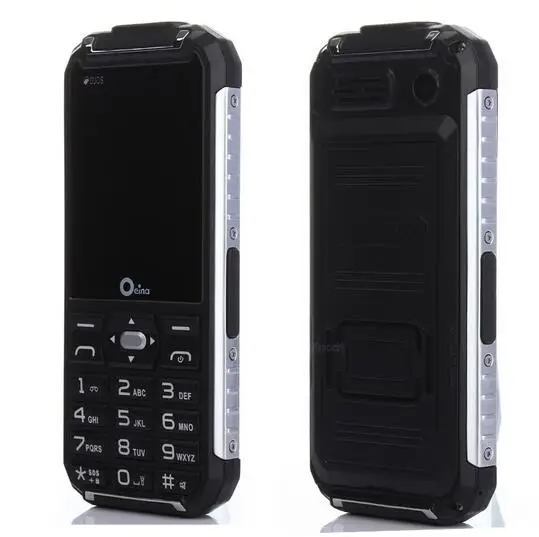 Oeina XP6000 двойной факел прочный открытый мобильный телефон металлическая сторона