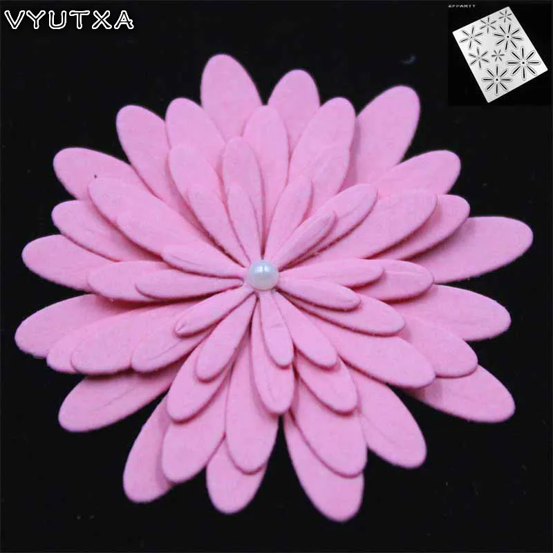 Vyutxa новый цветок высечка металла штампы для DIY Скрапбукинг фото украшение