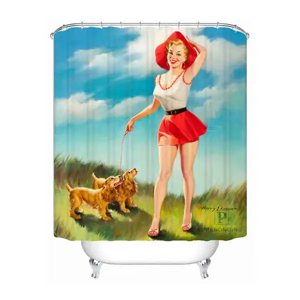 Shower Curtain Шторка для ванной персонализированные булавки Up Gril@ 0146 книга плавание домашний декор занавеска для душа водонепроницаемые тканевые Крючки#180417-01-67 - Цвет: Shower Curtain