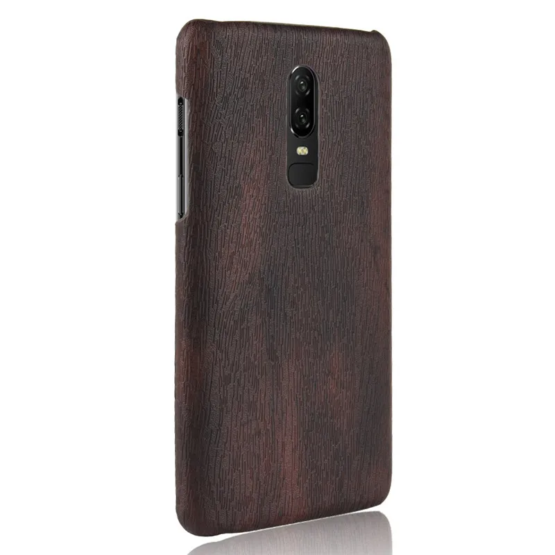 Чехол Oneplus 6 винтажный кожаный чехол для Oneplus6 жесткий с рисунком дерева One plus шесть