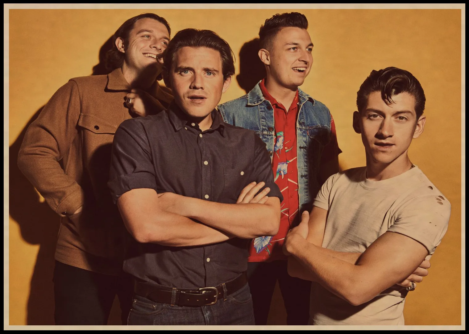 Группа Arctic Monkeys Music Class/rockers Arctic Monkeys ретро крафт-бумага плакат настенный домашний бар плакаты домашний Декор подарок 01