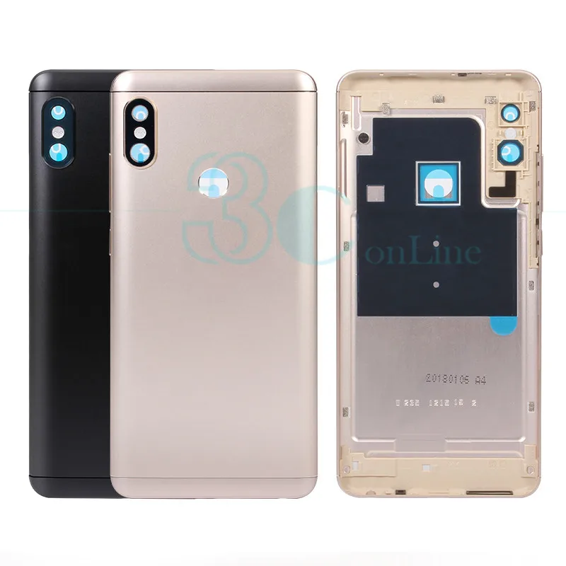 Оригинальный Redmi Note 5 Pro Чехол для задней крышки батареи корпус двери алюминий +