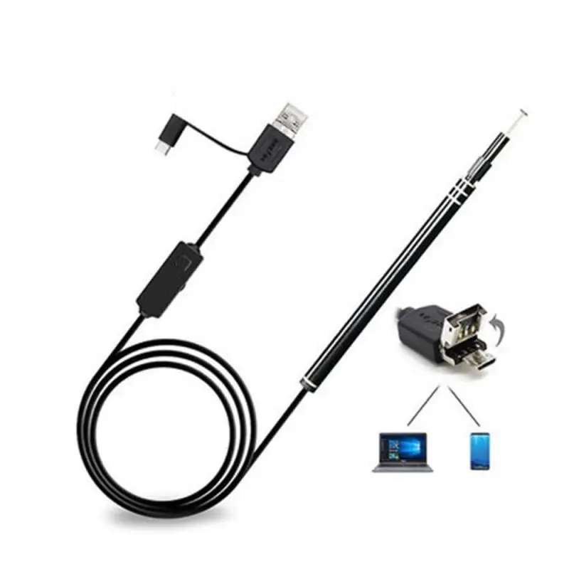 

3 in 1 USB Ear Cleaning Endoscope HD Visual Ear Spoon Multifunctional Earpick With Mini Camera Ear Health Care Cleaning Tool