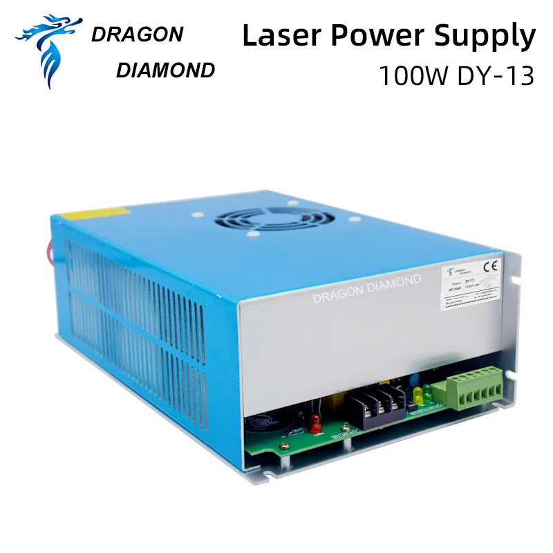 Dragon Diamond DY13 Co2 лазерный источник питания для RECI W2 100 Вт используется для лазерной трубки гравировальный станок для резки серии DY