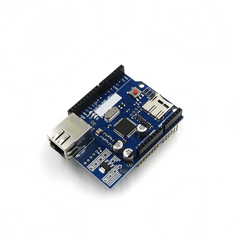 Ethernet щит W5100 R3 Поддержка PoE для Arduino UNO Mega 2560 Nano | Электронные компоненты и