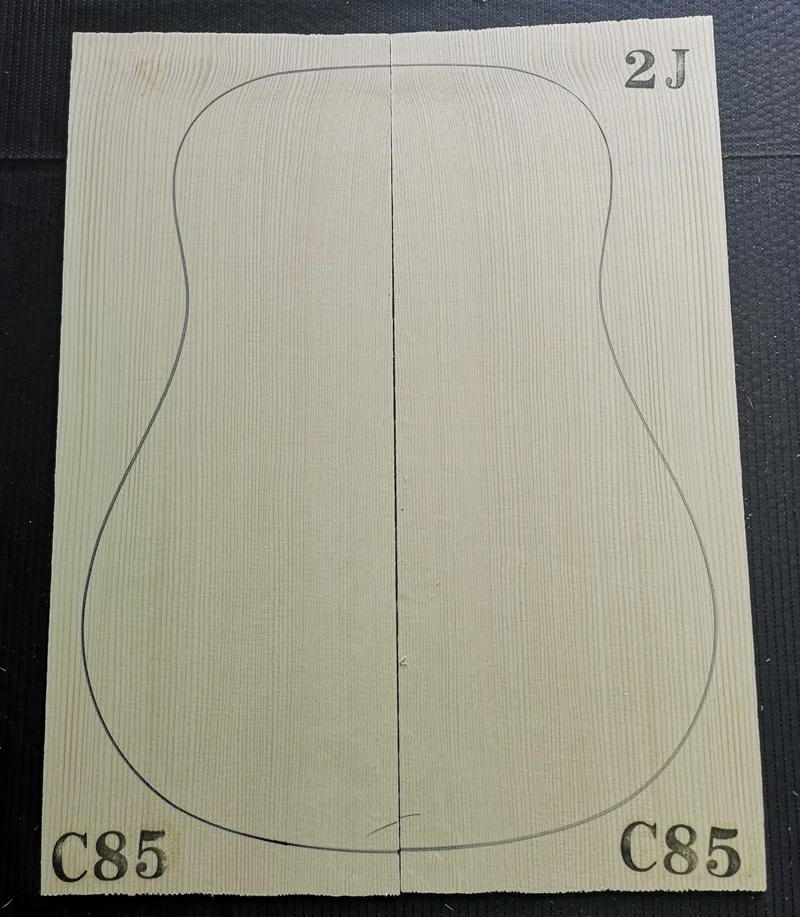GERSP-2JC85 2# класс Picea Abies Alps ель гитара из твердой древесины топ 41 дюймов DIY деревянная гитарная панель ручной работы материал для изготовления гитар 4,5*215*5 - Цвет: GERSP-2JC85