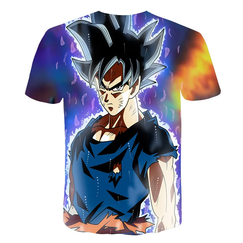 2018 аниме Dragon Ball Z футболка Супер saiyan Гоку Драконий мяч футболки унисекс все