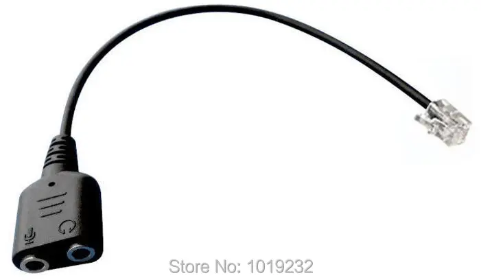 Бесплатная доставка шт. Гарнитура к разъему телефона CISCO двойной 3 5 мм RJ9/RJ11