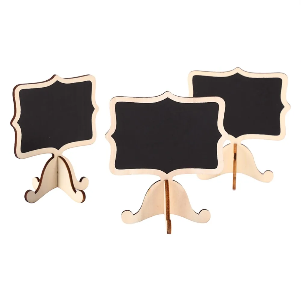 10 шт./упак. мини кружевная доска цена подставка деревянная для вечерние украшения