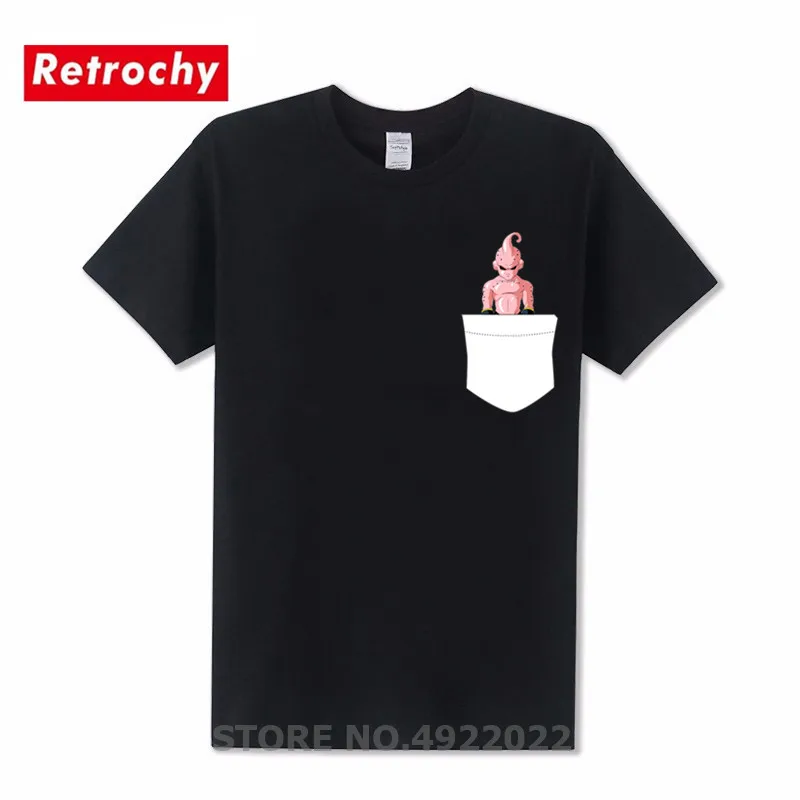 Детская футболка с героями мультфильмов бу Majin Buu Harajuku аниме Жемчуг дракона Z Super