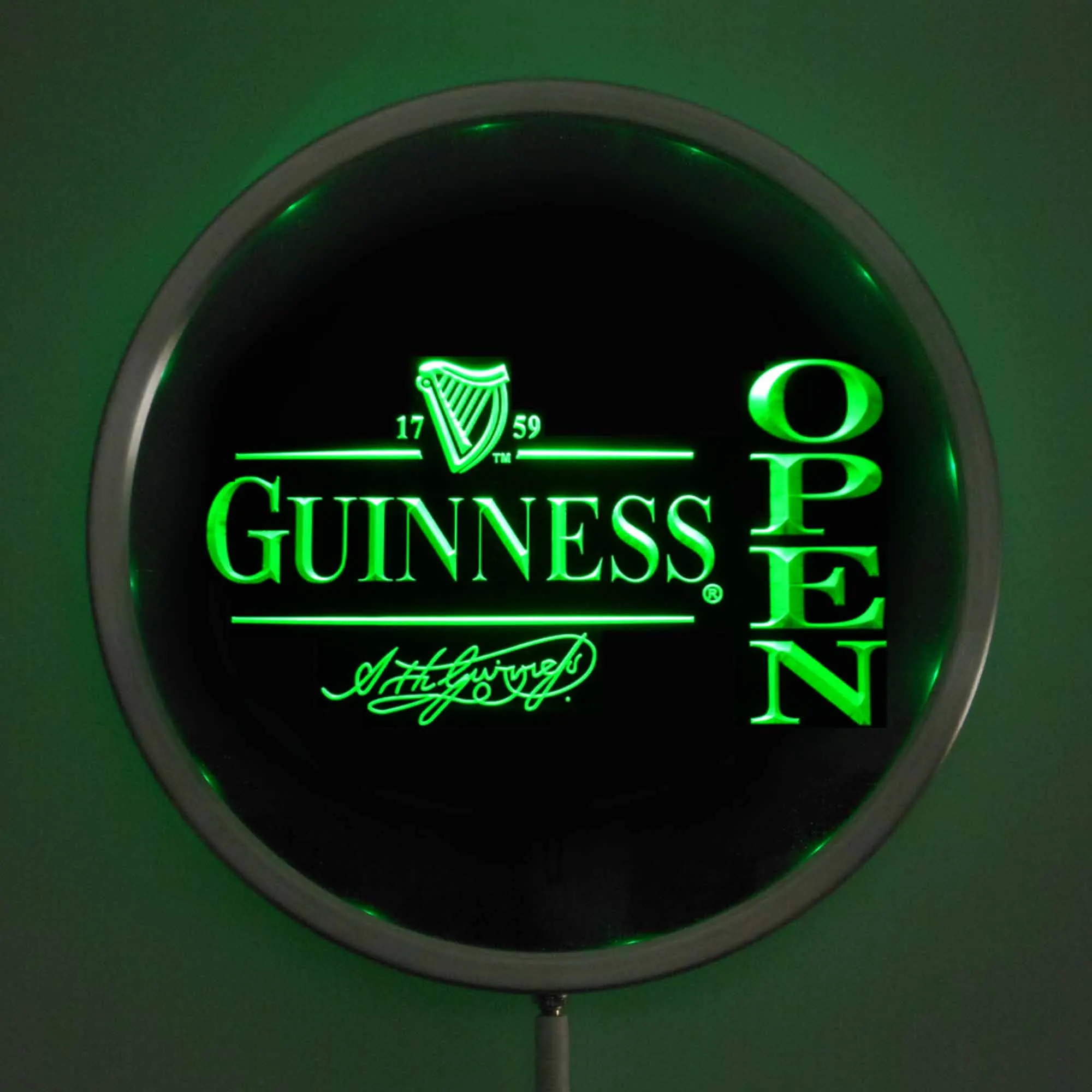 Светодиодные неоновые круглые вывески rs 0038 Guinness 25 см/10 дюймов вывеска RGB для бара