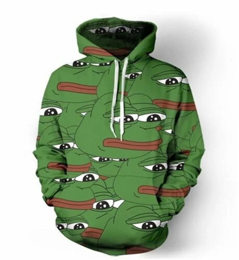 Толстовка с капюшоном raisvern The Frog Eye Повседневная для мужчин и женщин спортивный