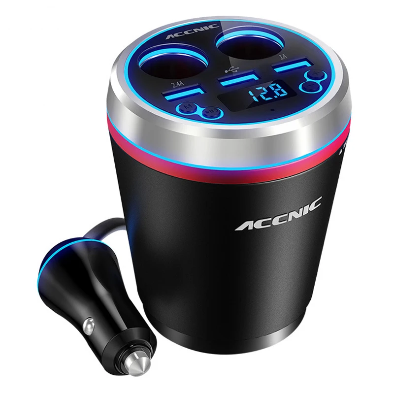 Accnic C1 3.5A автомобильный fm-передатчик автомобильный прикуриватель MP3-плеер адаптер Hands free беспроводной Bluetooth радио fm-приемник 3 USB