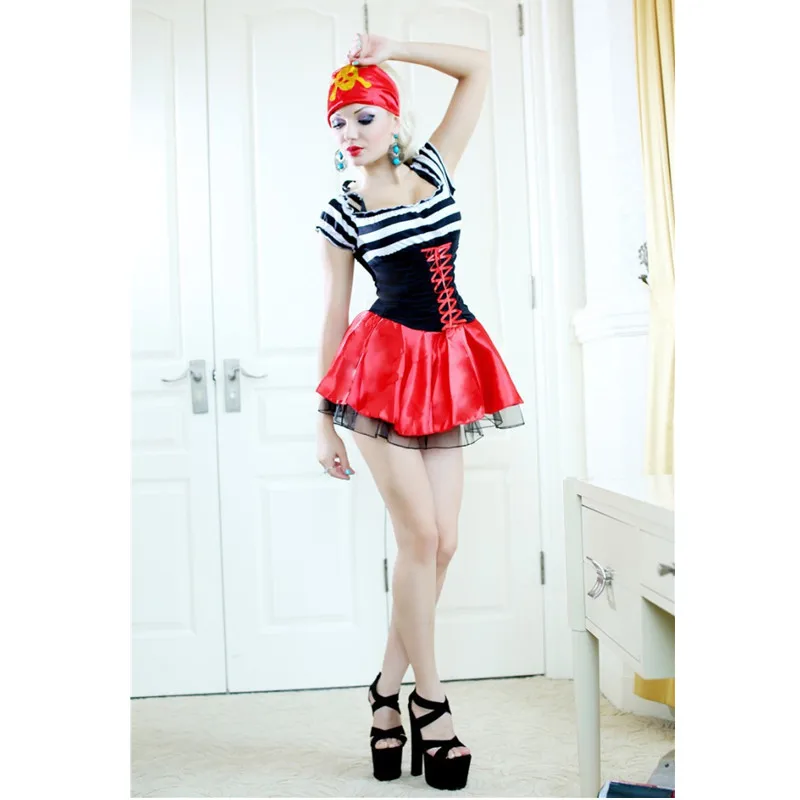 Женский костюм корсаира пирата для ролевых игр парада |