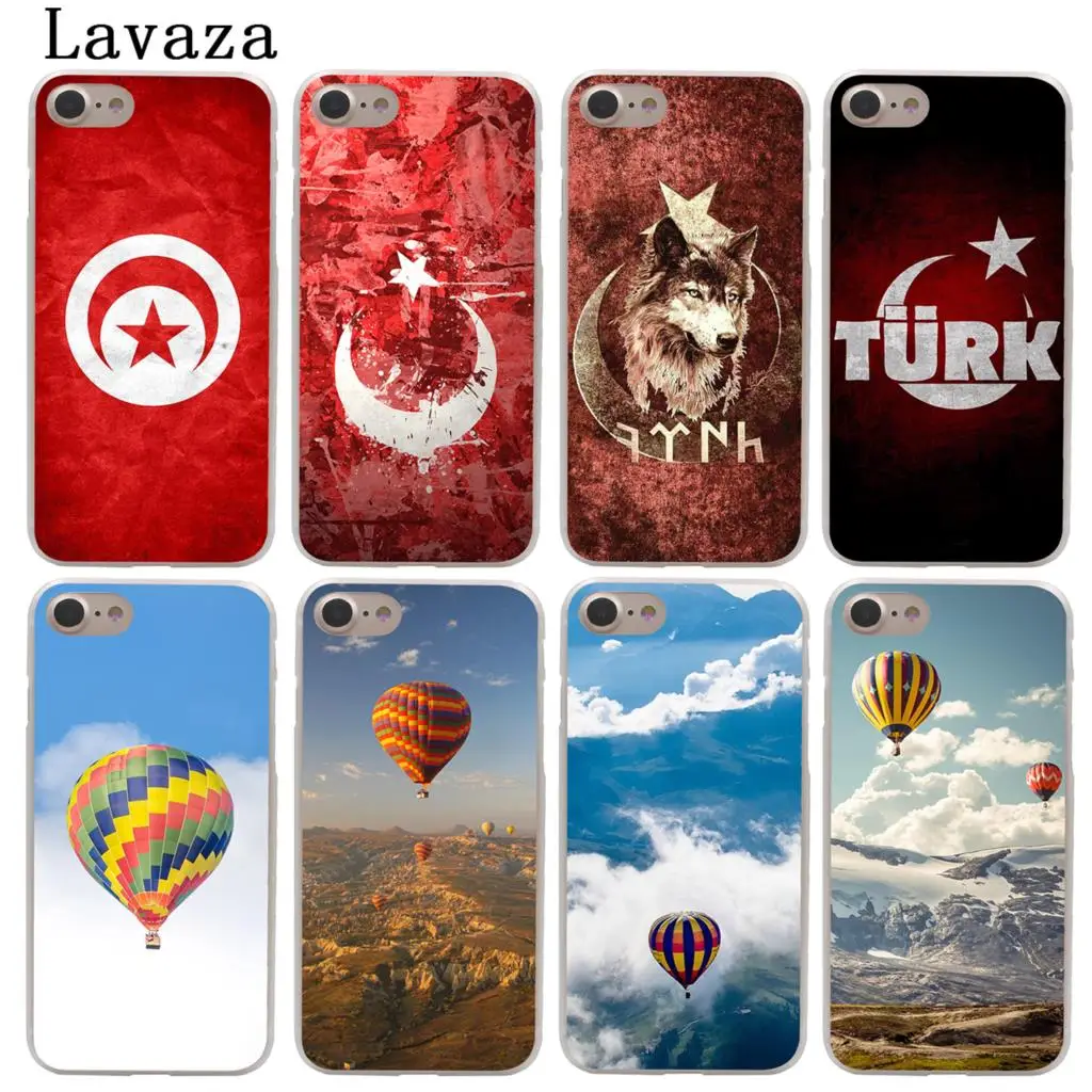 Твердый чехол для телефона Lavaza iPhone XR X 11 Pro XS Max 7 8 6 6S 5 SE 4 10 с турецким флагом |