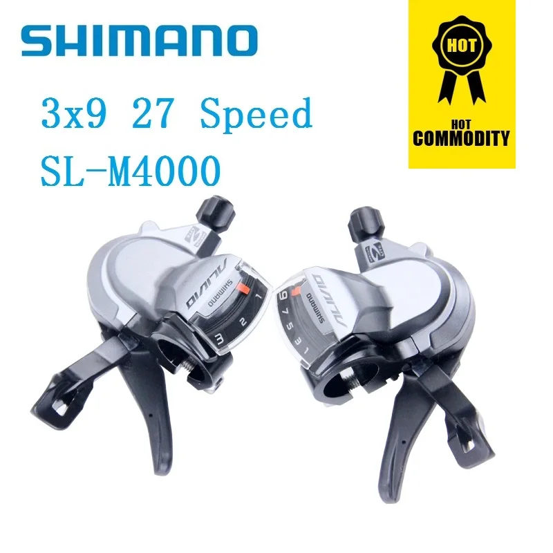 SHIMANO ALIVIO SL M4000 27 скоростей переключатель 3 9 левый и правый рычаг переключения 22 2 мм