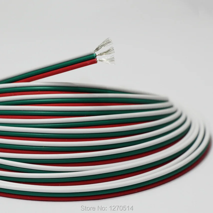 Кабель из луженой меди 18AWG 3 pin коробка передач кабель провод в оплетке ПВХ UL1007 18 awg