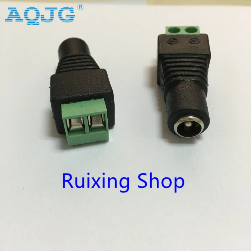 10 шт. адаптер питания постоянного тока 2 1x5 5 мм 5*2 1 мм|male dc power plug|dc female malemale plug |