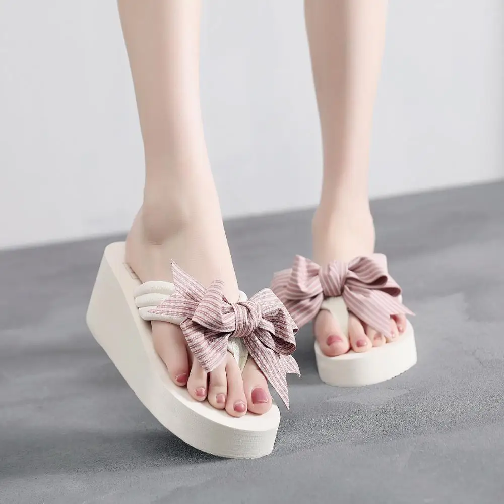 Женские сандалии на платформе и высоком каблуке Zapatillas Летняя обувь Модные