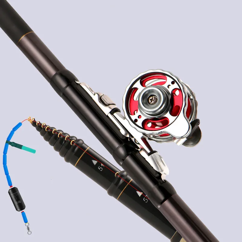 4.5m -7.2m 60T High Carbon Front-end Fsihing Rod 28 Tonalty Hand Cane Super Hard Positioning Fishing Olta Reel Sets Fishing Gear enlarge