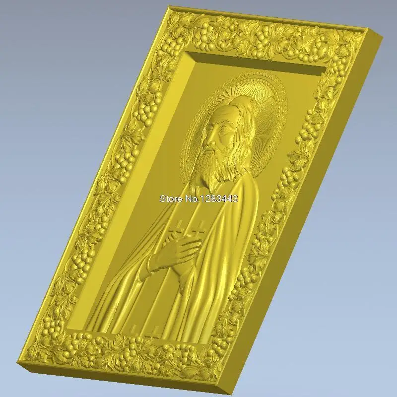 Высокое качество 3d модель рельеф для ЧПУ или 3D принтеров в STL файл seraphe из Sarov|3d model