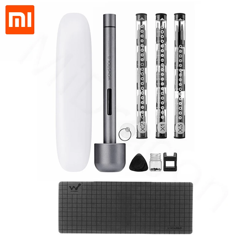 Модернизированная электрическая отвертка Xiaomi Wowstick 1F + 56 насадок беспроводная