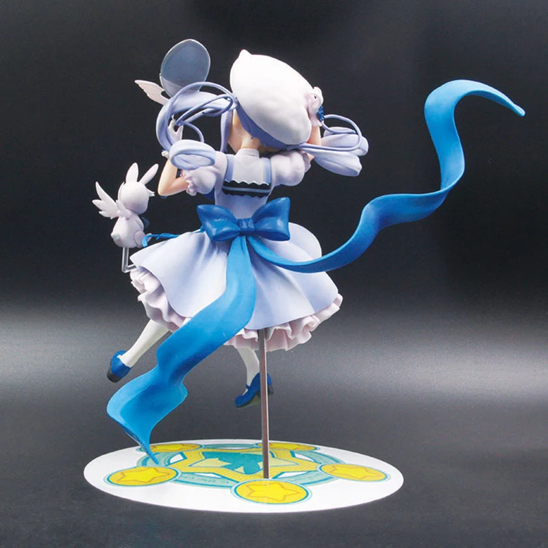 Есть ли заказ на кролика? Kafuu Chino Action Figure 1/7 scale окрашенная фигура волшебная девушка