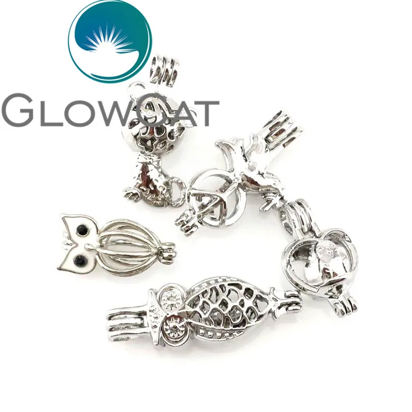 5x животные птицы сова мир голубь Кот жемчужная клетка диффузор эфирного масла