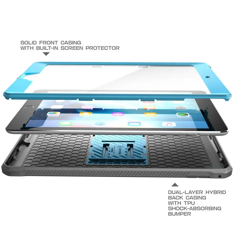 for ipad 9 7 case 20182017 supcase heavy duty ub pro full body rugged protective case with built in screen protector free global shipping