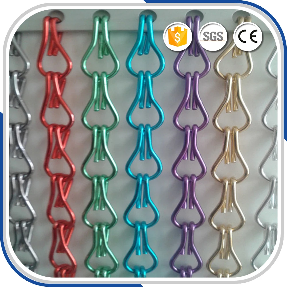 Подвесные Алюминиевые полосы на цепочке для дверных занавесок/оконных штор|fly