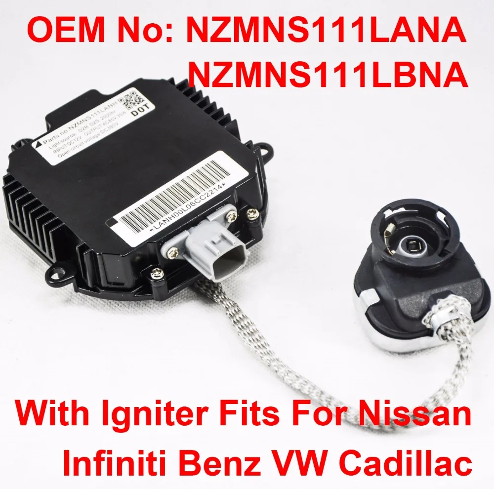 

1PCS 12V 35W D2R D2S OEM HID Xenon Headlight Ballast Igniter Control Unit NZMNS111LBNA NZMNS111LANA For Nissan Infiniti Benz VW