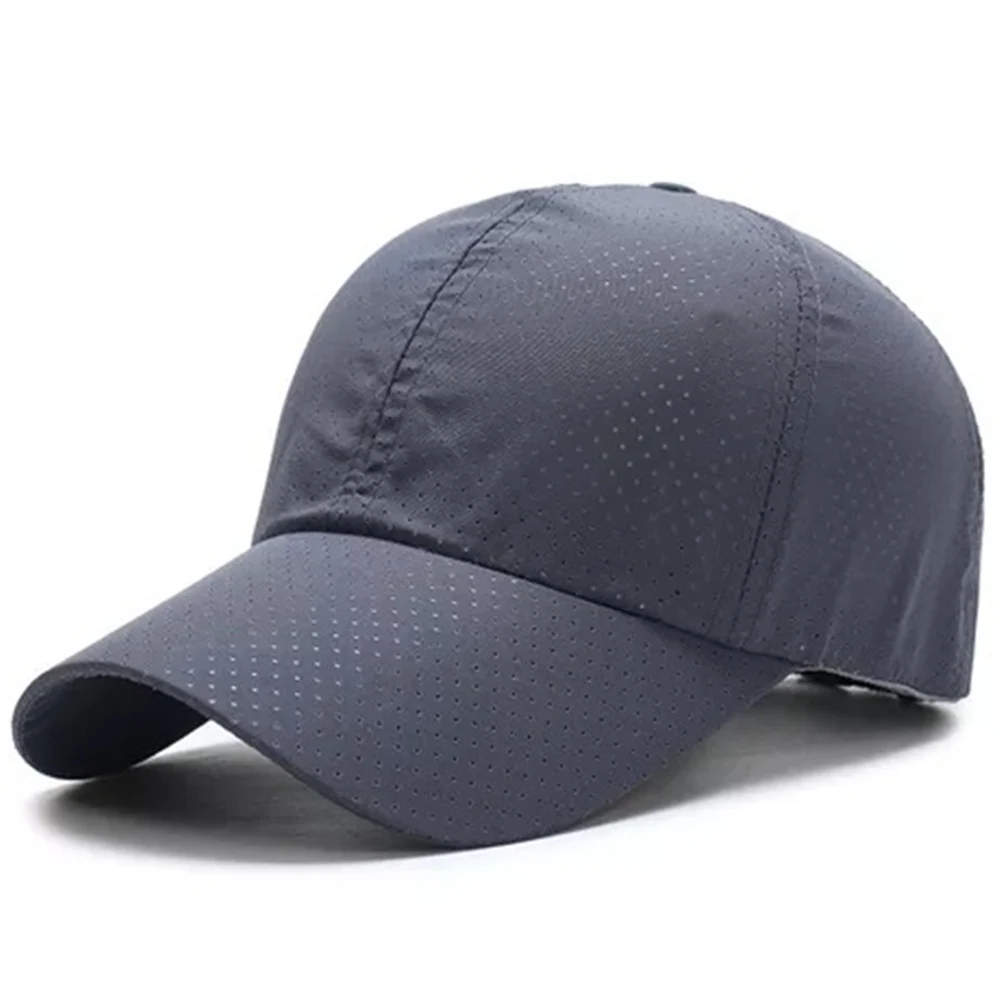 Dark Grey TOHUIYAN, модная летняя бейсболка для мужчин, дышащие сетчатые шапки для женщин, одноцветная бейсболка, солнцезащитная Кепка s Gorras Casquette - Цвет: Dark Grey
