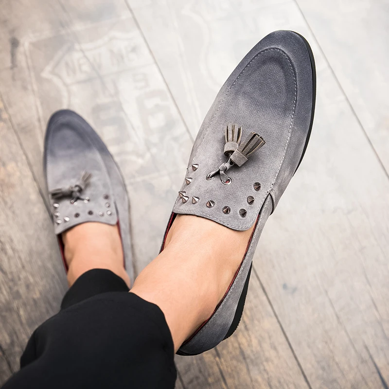 Мужская обувь мужские уличные лоферы искусственная кожа мужская слипоны на