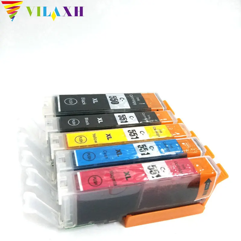 Vilaxh PGI-550 CLI-551ink картридж для Canon 550 PIXMA IP7250 MG6350 MG5450 MX925 MG7150 MG6450 MG 5550 MG7150 принтер