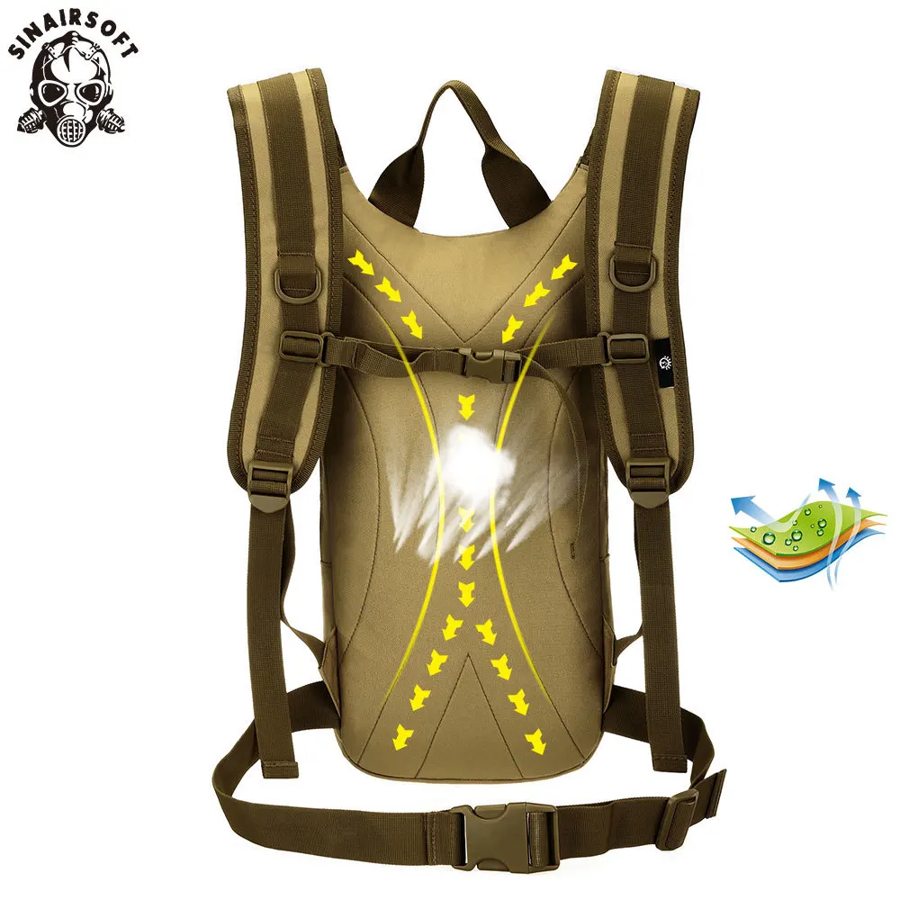 Спортивный военный тактический рюкзак 15 л для альпинизма кемпинга походов