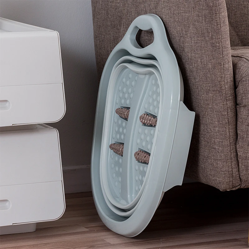 Складная Ванна для ног пластиковый пенообразующий массажный бак ухода за