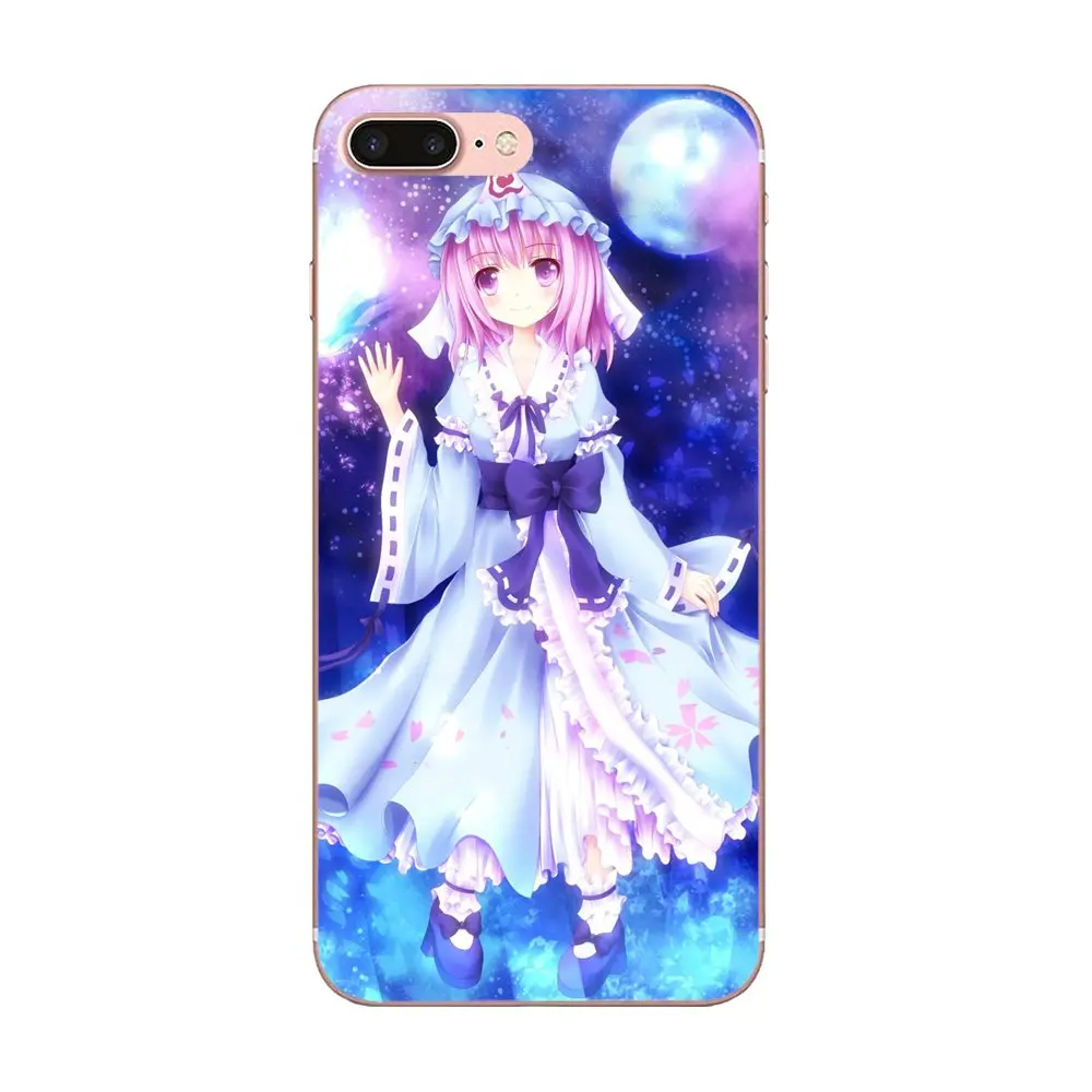 Touhou Project Saigyouji Yuyuko мягкий чехол для мобильного телефона Xiaomi Mi3 Mi4 Mi4C Mi4i Mi5 Mi 5S 5X 6 6X A1