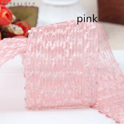 

Kewgarden 40mm 4cm Hollow Yarn Ribbons Handmade Tape DIY Bowknot Accessories Satin Ribbon Riband 4m/lot