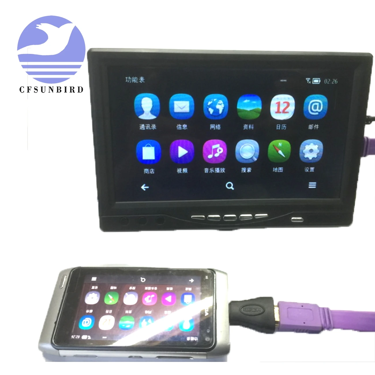 7 дюймов 1024*600 TFT емкостный сенсорный экран+ стандартный корпус ленты для Raspberry Pi 3 Model B