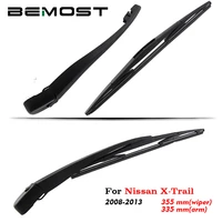 bemost auto car rear windshield wiper arm blade brushes for nissan x trail hatchback 2008 2009 2010 2011 2012 2013 accessories