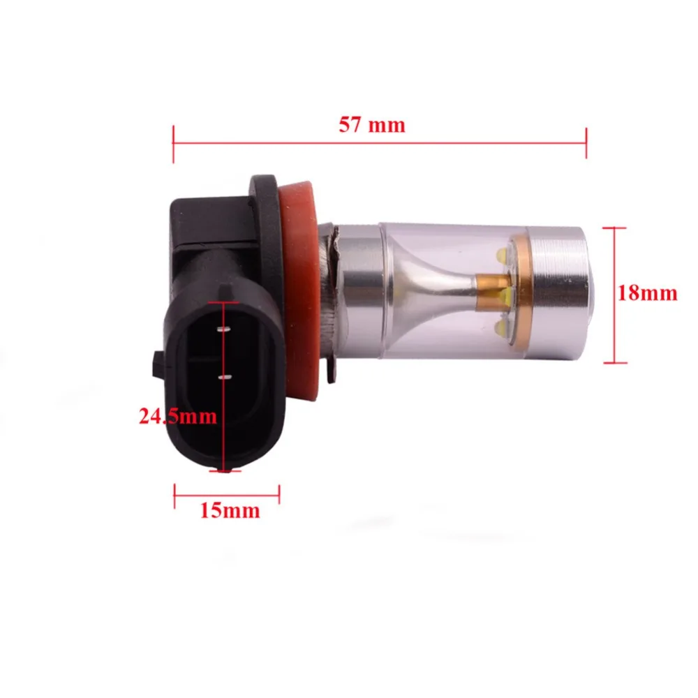 Светодиодные противотуманные фары высокой мощности H8 30 Вт XBD 6SMD